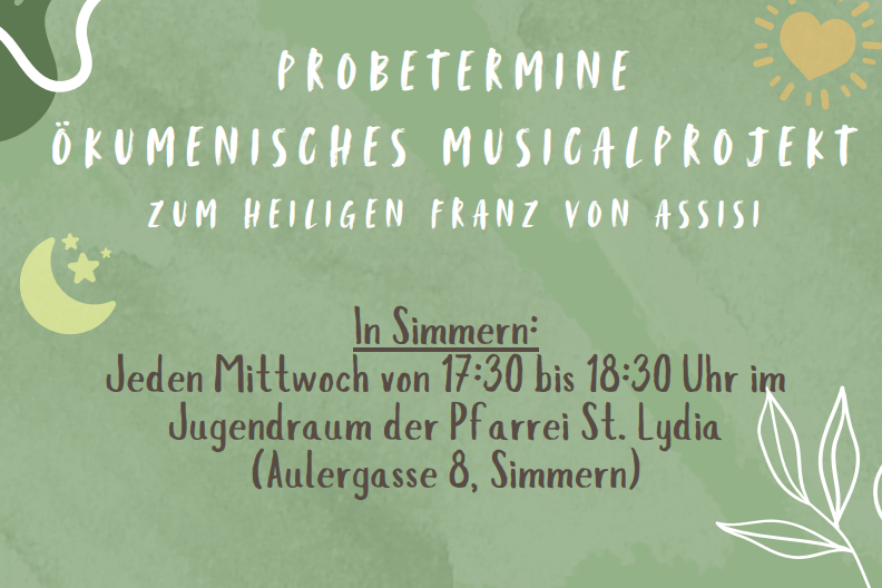Probetermine Musical
