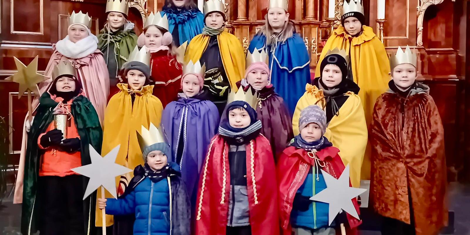 vier Gruppen waren in Ravengiersburg und eine in Oppertshausen unterwegs (c) Manuela Spang vier Gruppen waren in Ravengiersburg und eine in Oppertshausen unterwegs