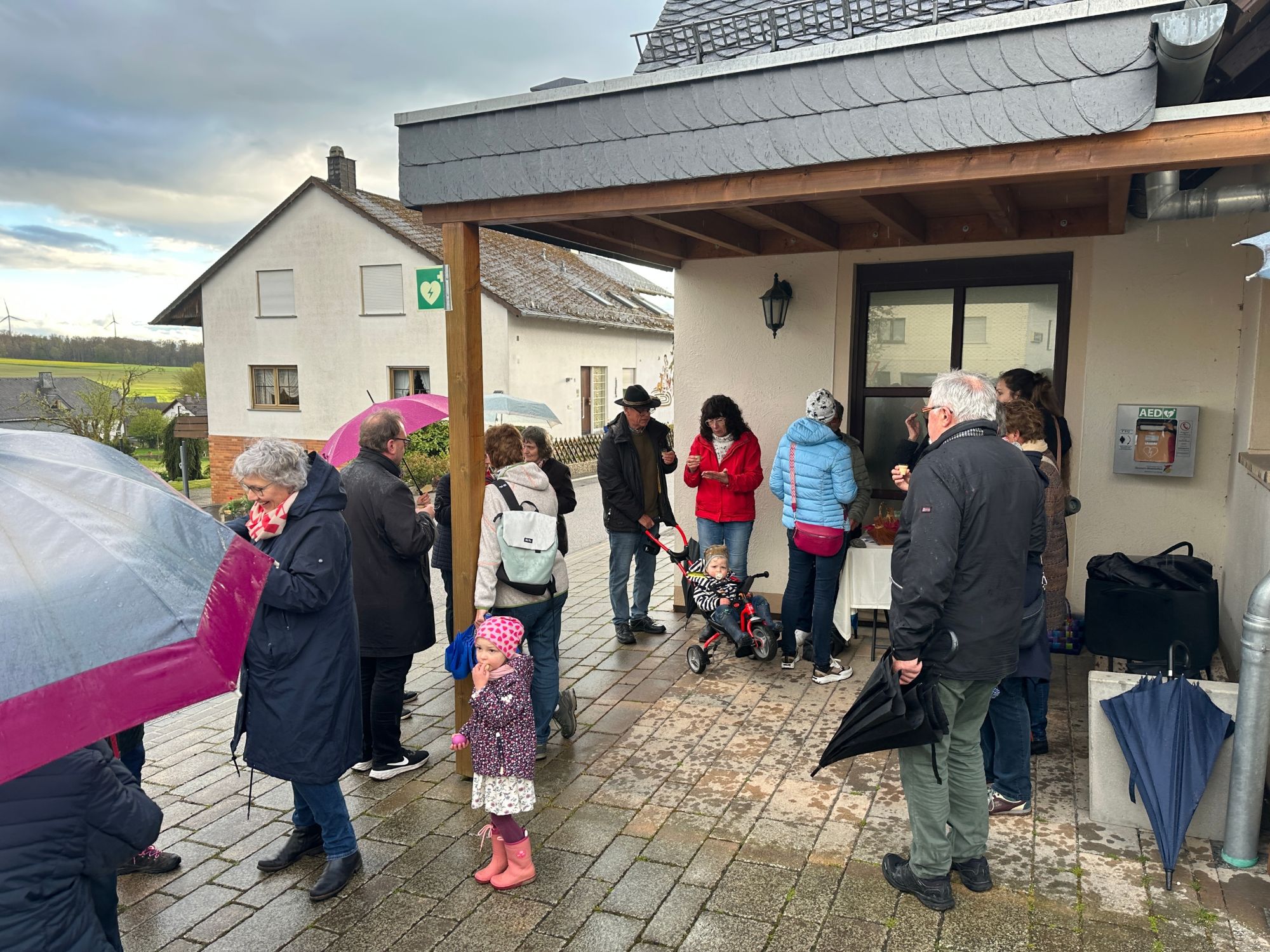 5. Station wieder am Gemeindehaus (c) Josef Karl 5. Station wieder am Gemeindehaus