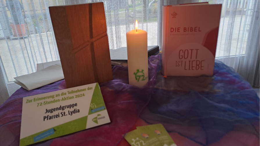 Aufgabe der 72 Stunden Aktion: Eine Wohlfühloase im Pfarrgarten