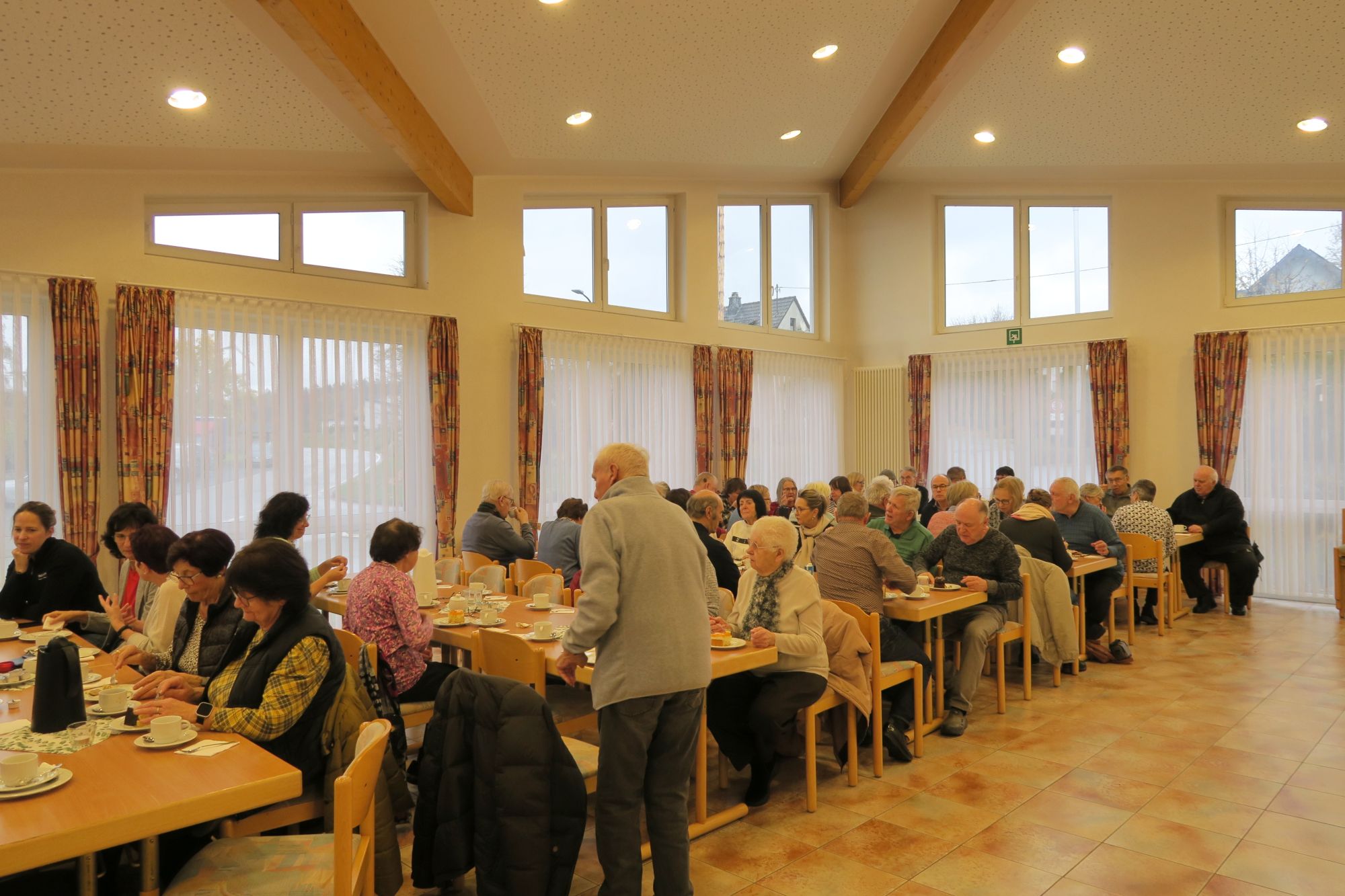 Zum Abschluss gab es Kaffee und Kuchen in der Antonius-Halle