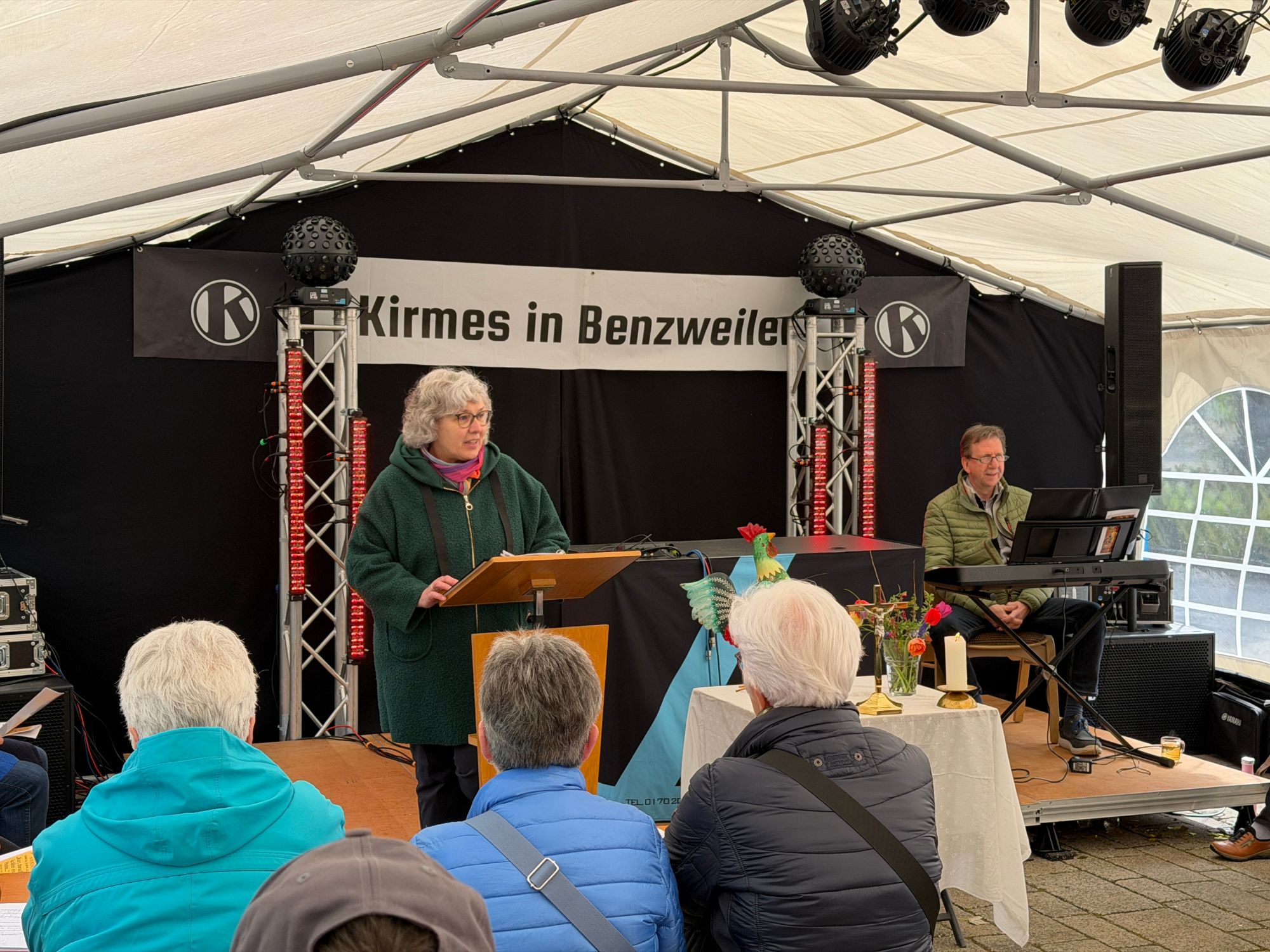 Andrea Sehn-Henn vom lokalen Team Rayerschied