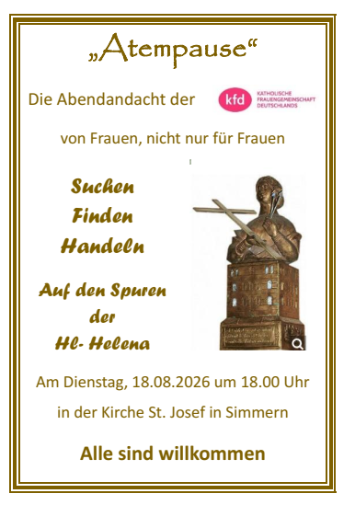 Atempause - Suchen, Finden, Handeln 18.08.2026