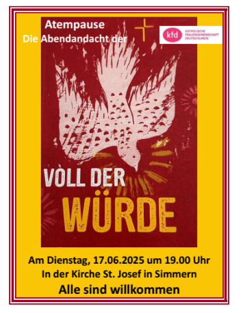 Atempause- Voll der Würde