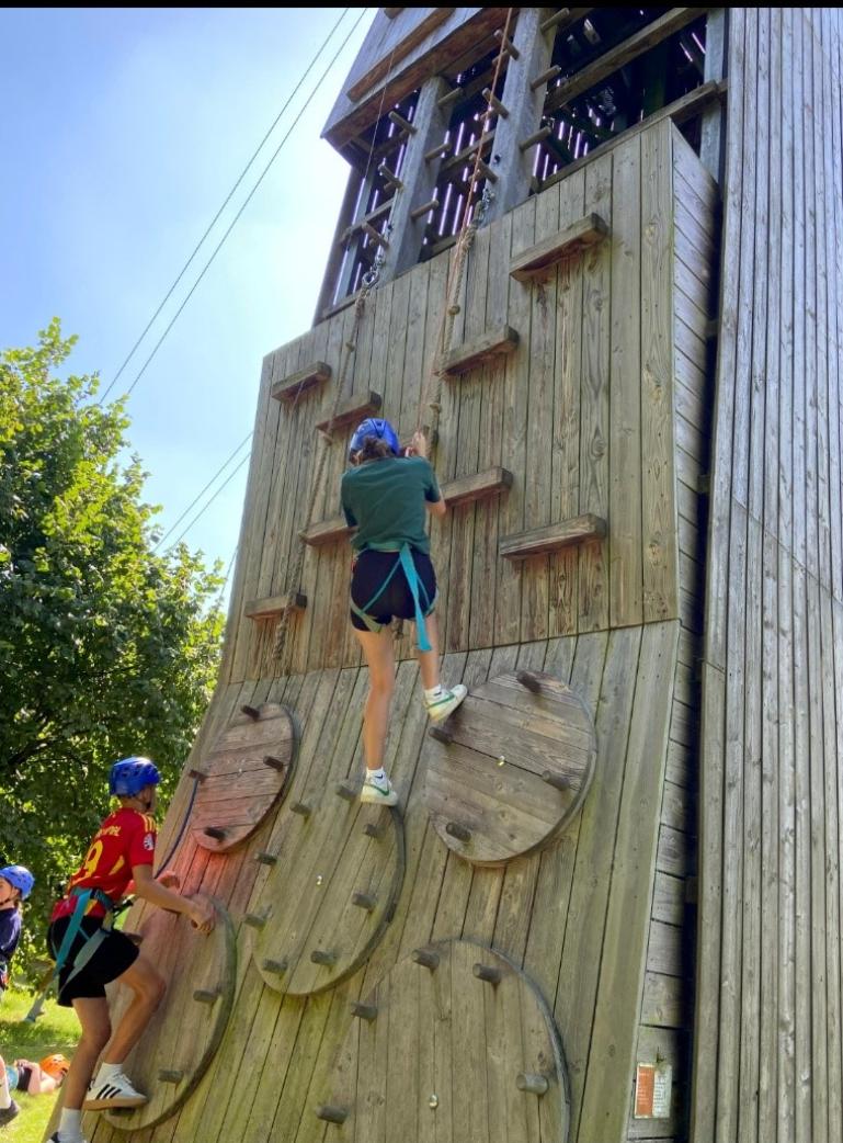 Beim Klettern konnten die Kinder bis an ihre Grenzen gehen