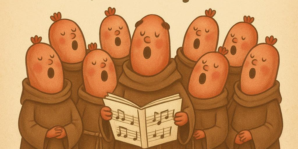 Nach der Messe gibt es unsere leckeren 'Chorherrenwürstchen'