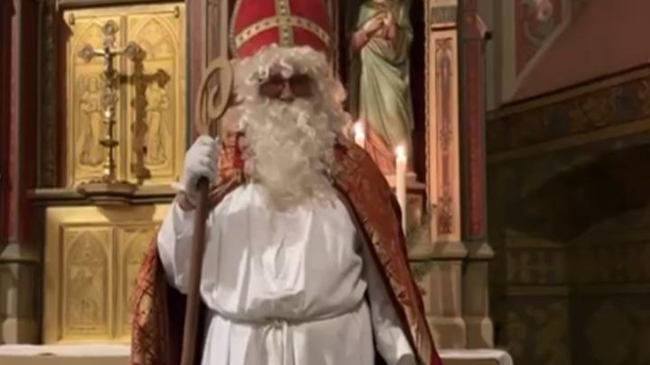 Der richtige Nikolaus besuchte die Kinder in Rheinböllen
