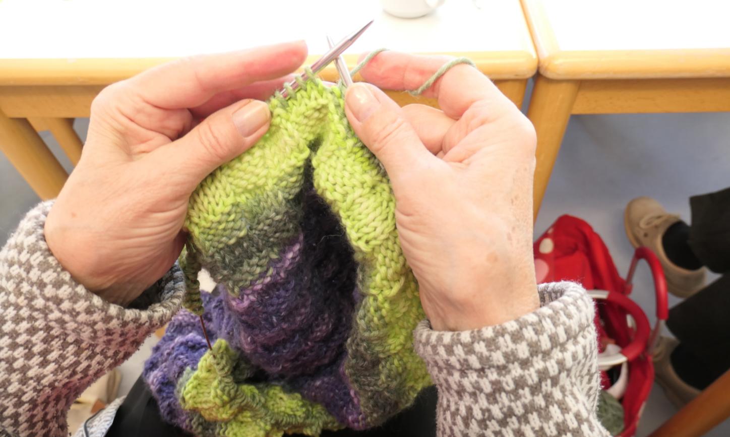 die kfd strickt, stricken Sie mit