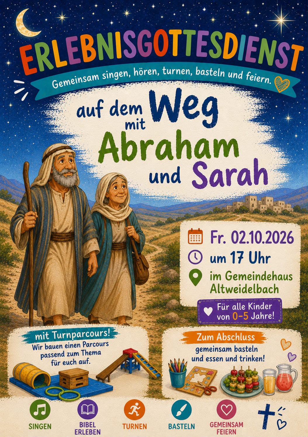 Erlebnisgottesdienst 2.10.26