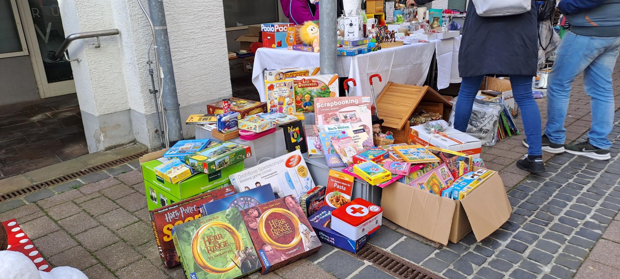 Sachspenden für den Flohmarkt