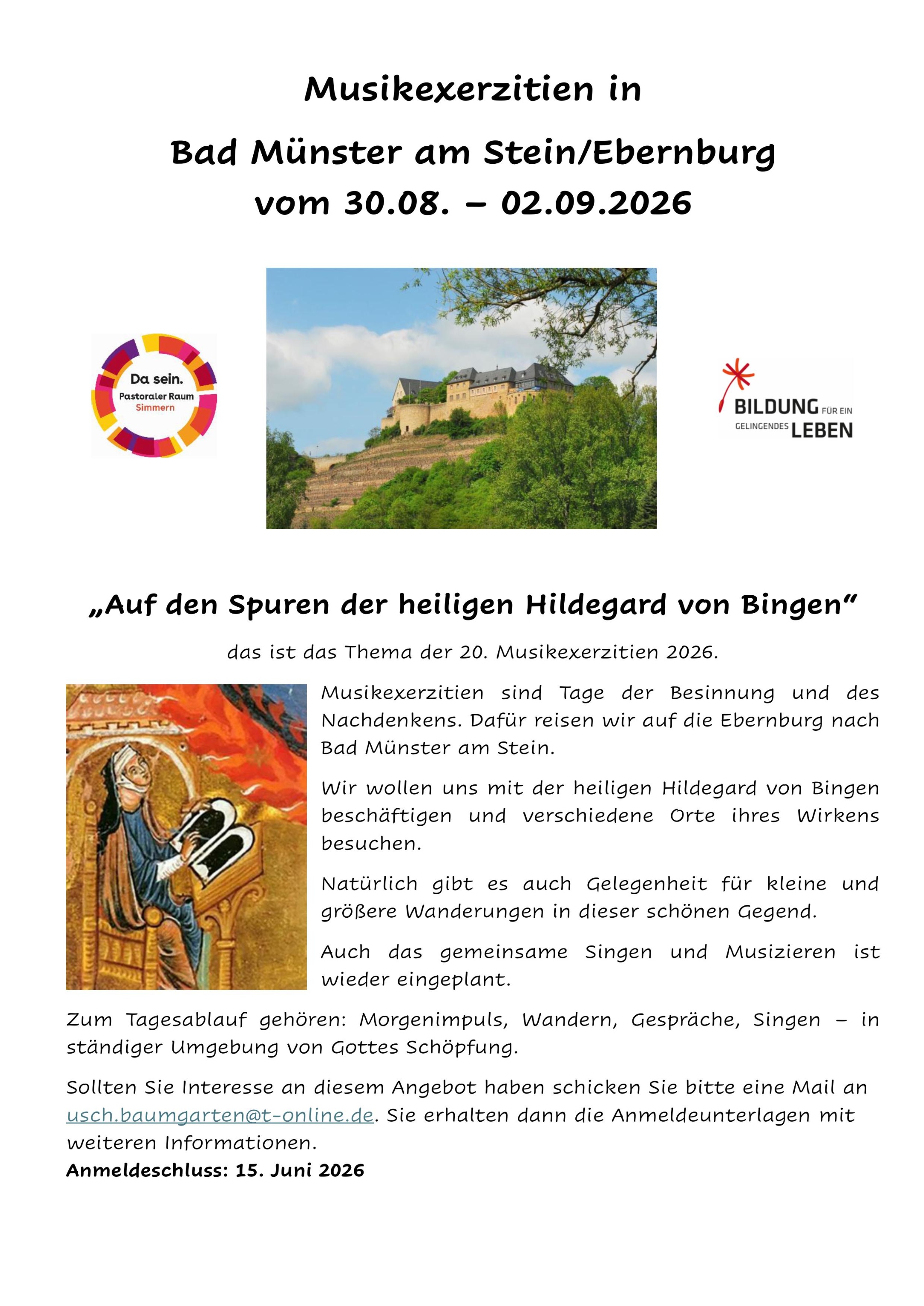 Flyer Musikexerzitien