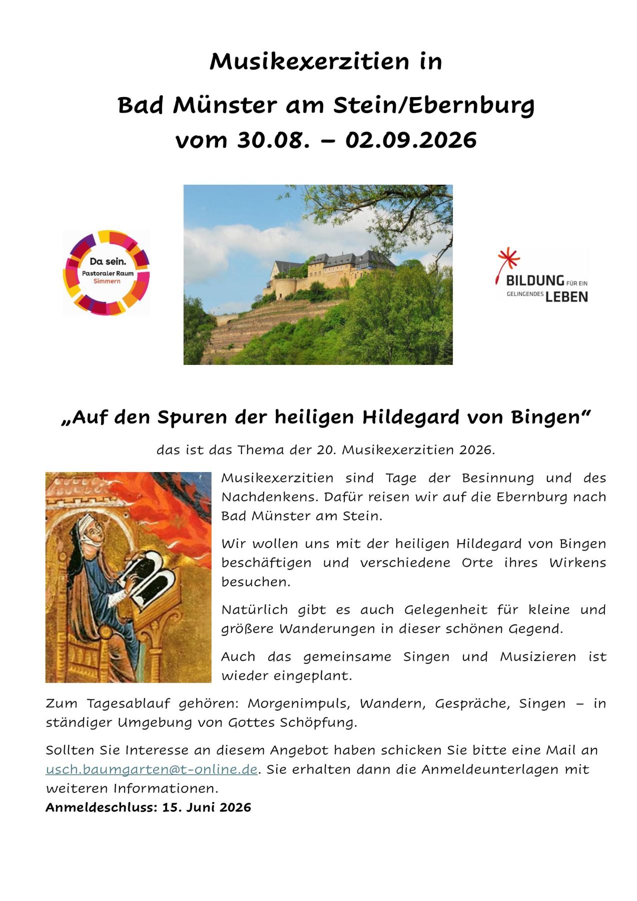 Flyer Musikexerzitien