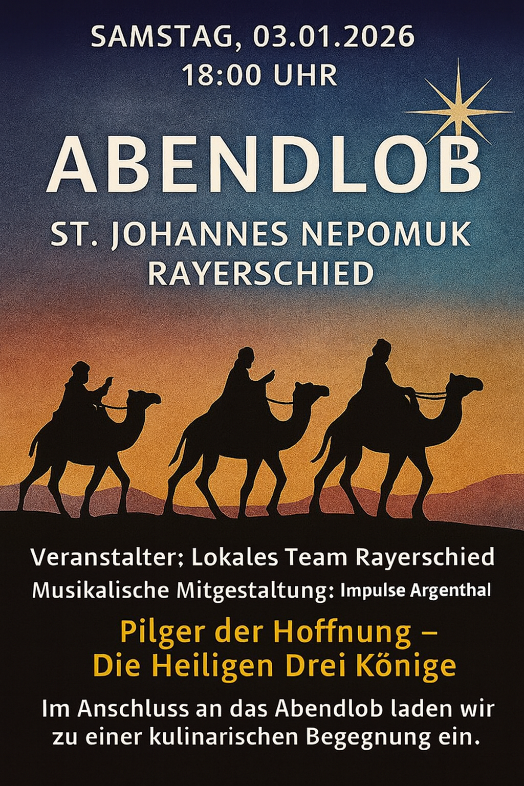 Flyer-Abendlob 03.01.2026 in Rayerschied