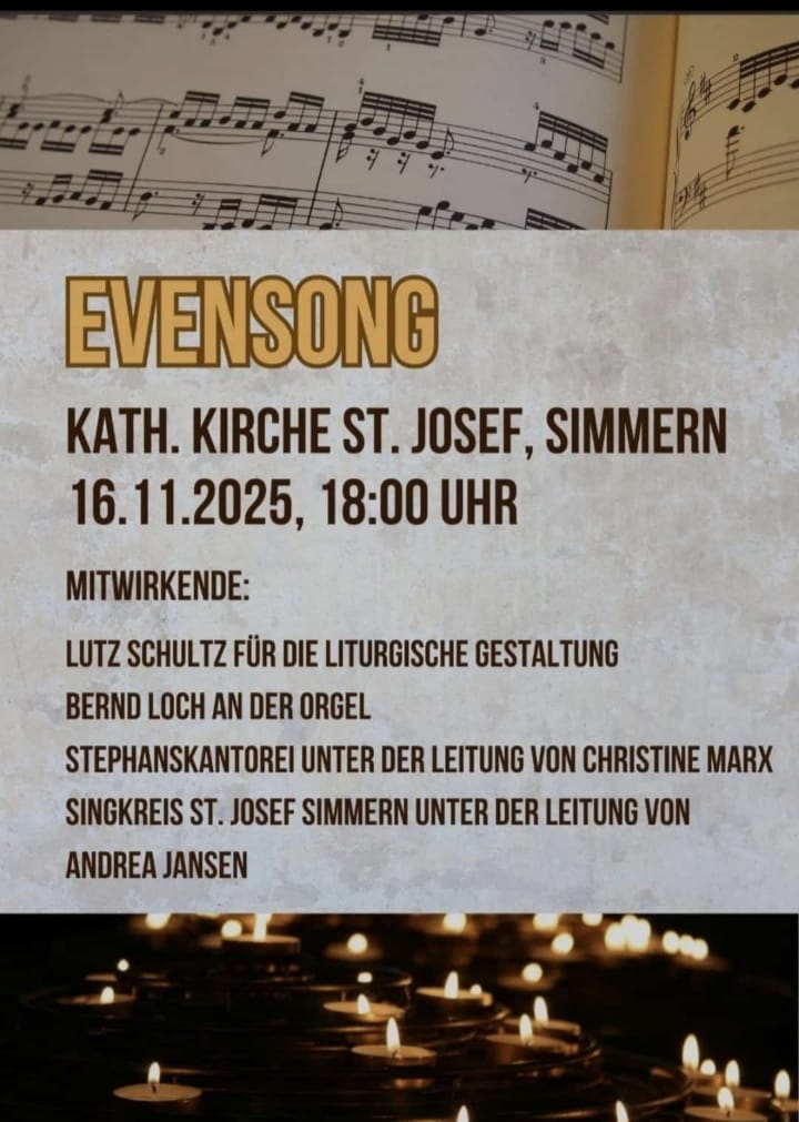 Flyer Even Song 16.11.25 in Simmern
