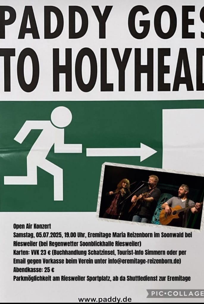 Flyer Paddy goes to Hollyhead Räzebore Riesweiler
