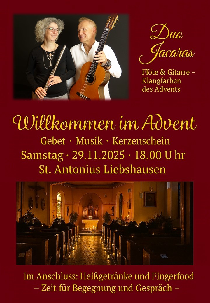 Flyer Rorate Andacht in Liebshausen