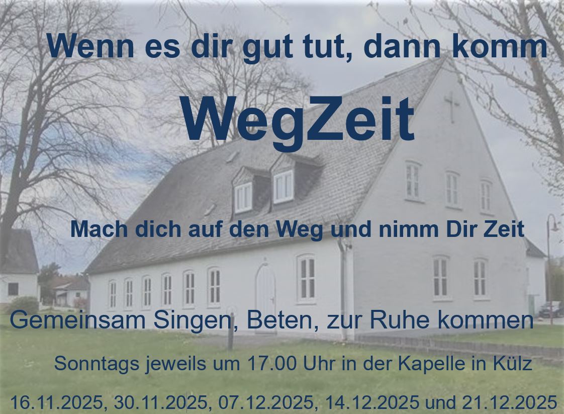 Flyer Wegzeit 2025