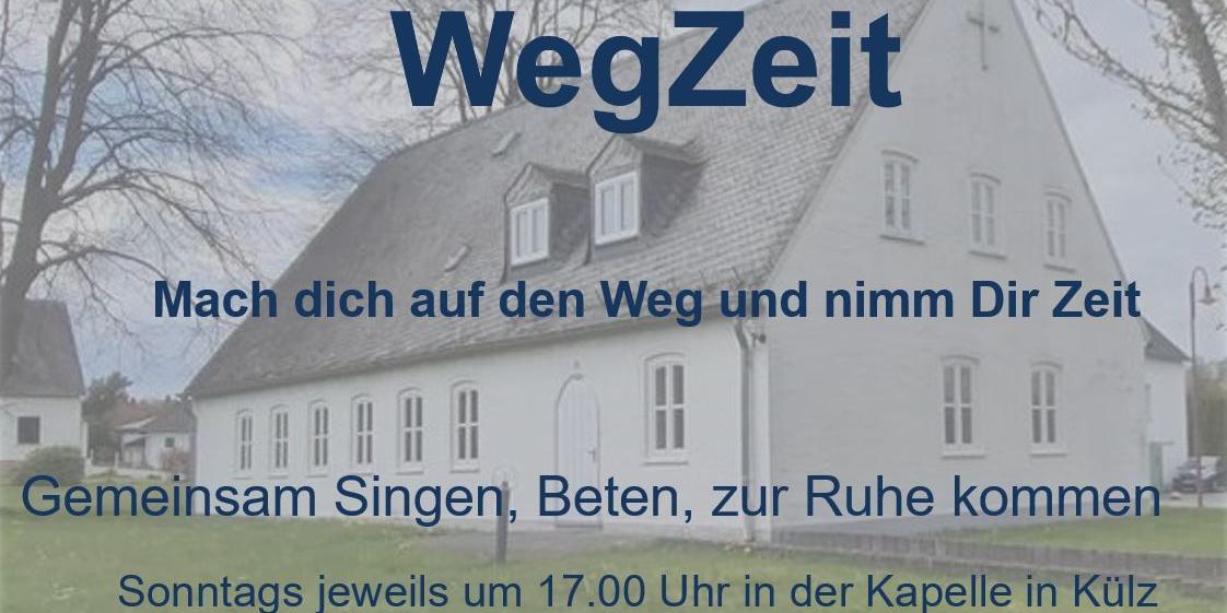 Flyer Wegzeit 2025