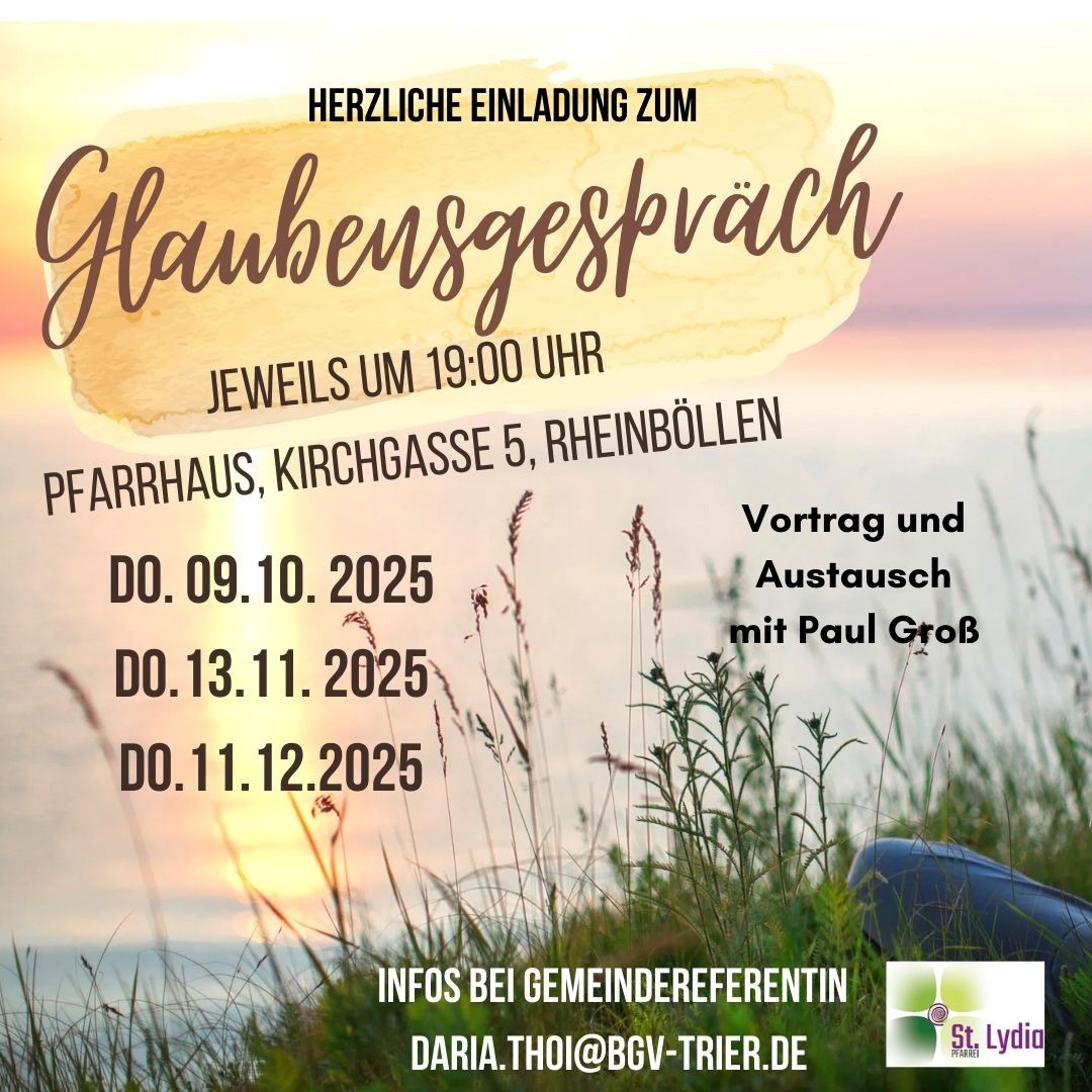 Glaubensgespräch II Halbjahr 2025