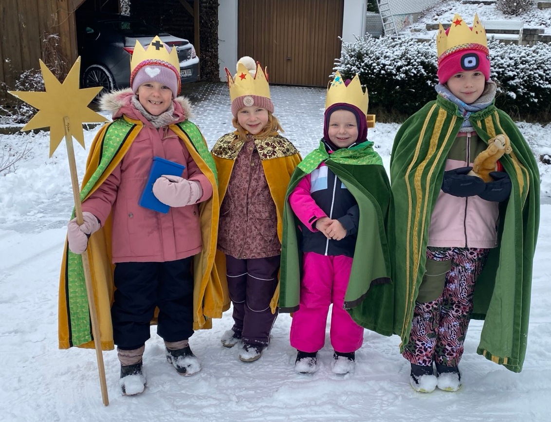 auch die Kleinsten Sternsinger waren mit Begeisterung dabei