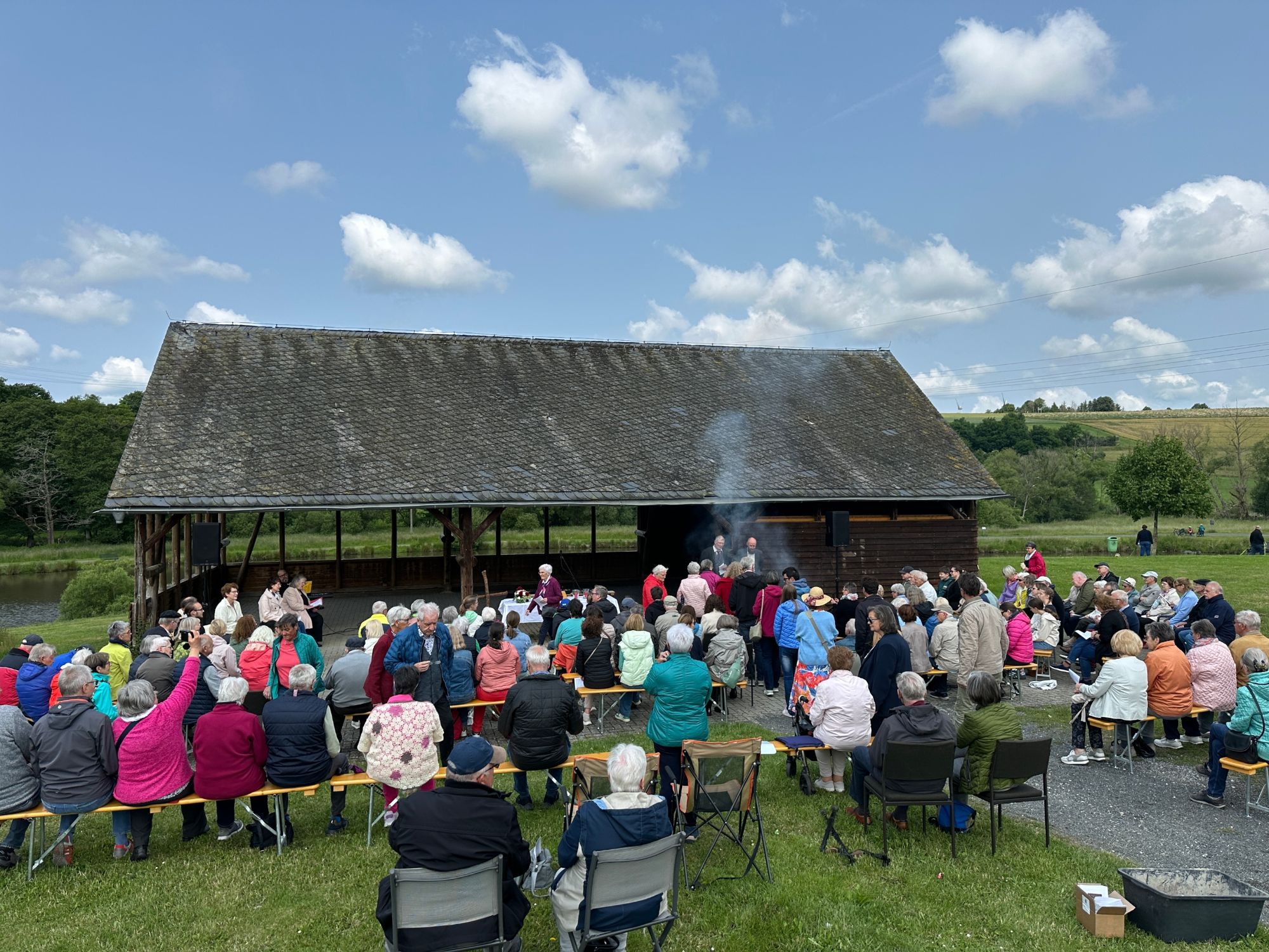 Auch das Wetter spielte mit strahlender Sonne mit