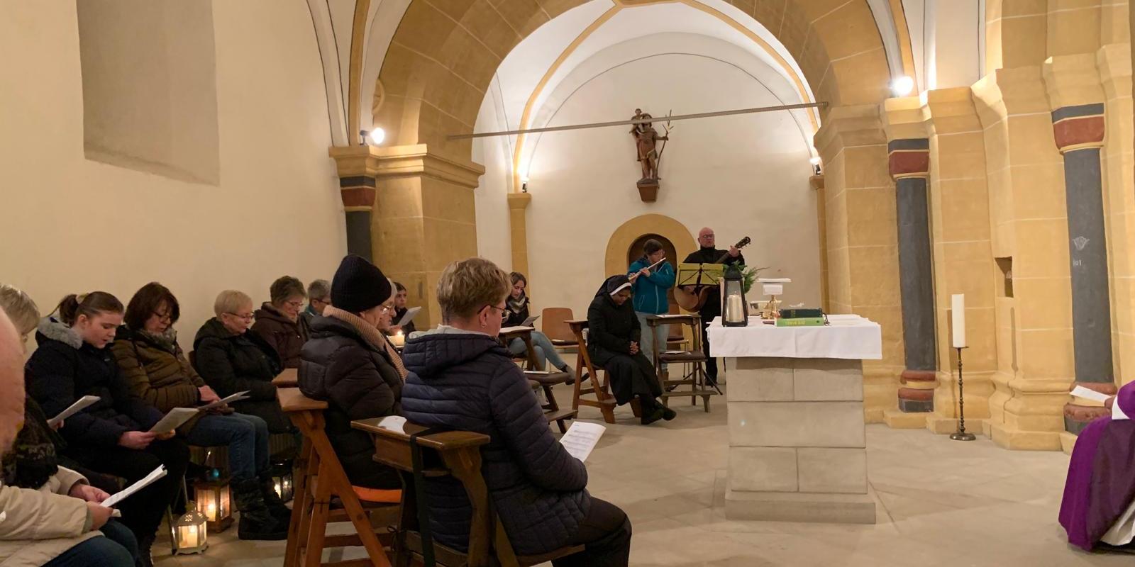 In der St. Michaelskapelle in Ravengiersburg fand der Friedenslichtgottesdienst in unserer Pfarrei statt.