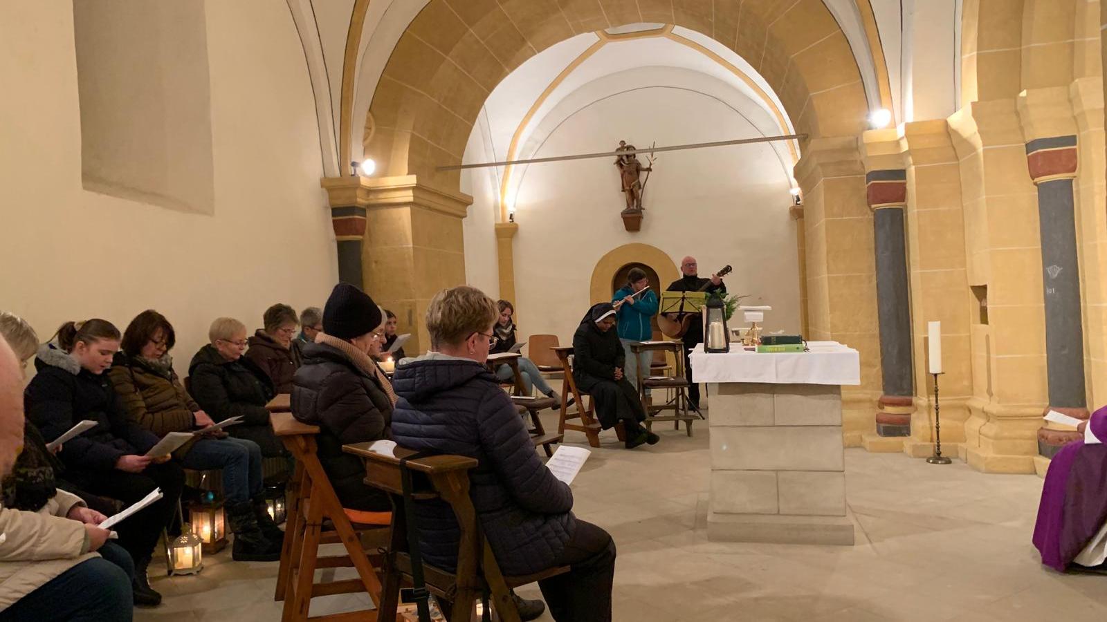 In der St. Michaelskapelle in Ravengiersburg fand der Friedenslichtgottesdienst in unserer Pfarrei statt.