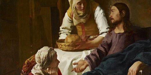 Jesus und Maria bei Marta