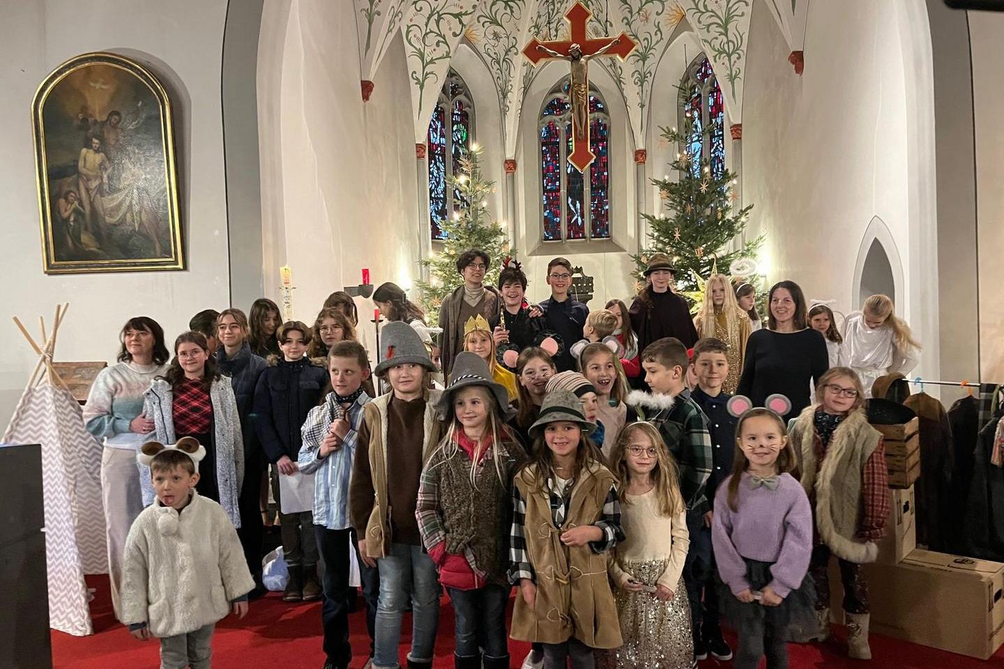 Kinderkrippenfeier 2023 in Biebern