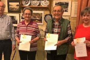 Vors. Winfried Acht , Sophia Denner, Lothar Schorn, Lucia Schorn