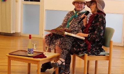 es gab Live-Musik und einige Vorträge