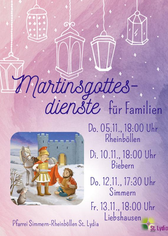Martinsgottesdienste 2026