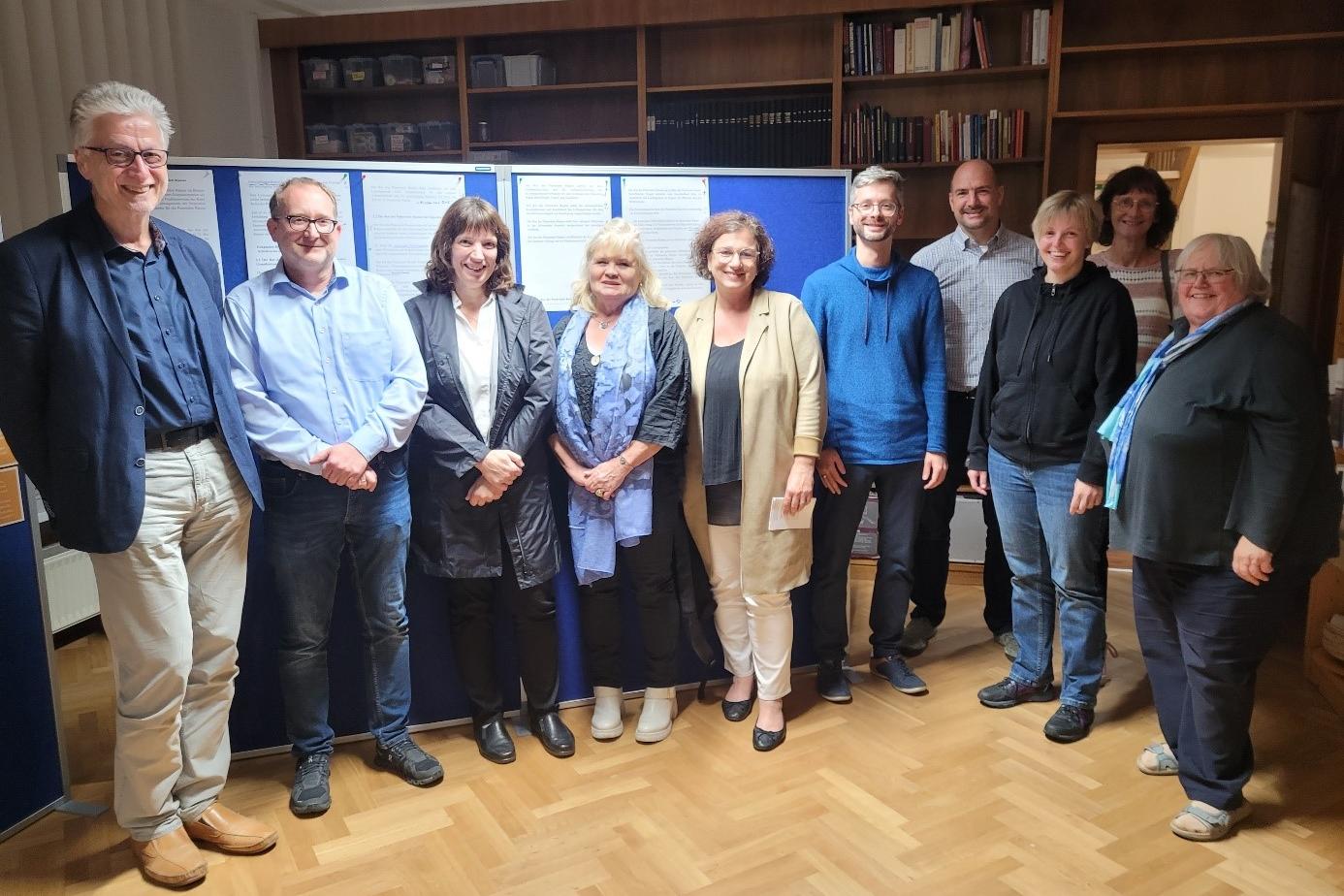 Der Rat des Pastoralen Raumes Günther Greb, Andreas Moreth, Myriam Hensel, Martina Plenz-Günster, Ilona Besha, Stefan Godderis, Mathias Liesch, Andrea Kaefer, Ute Sprengnöder, Anna Schmitz. Foto: Pastoraler Raum Simmern