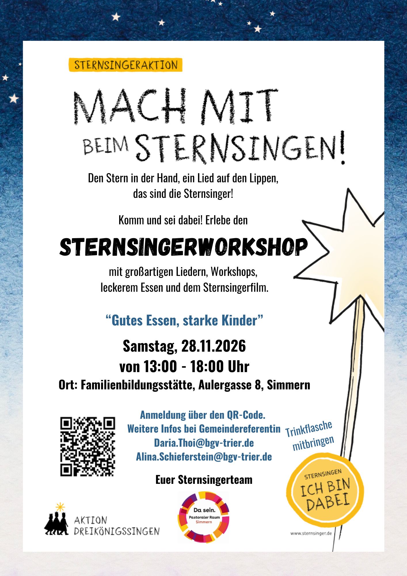 Sternsingerworkshop 2026