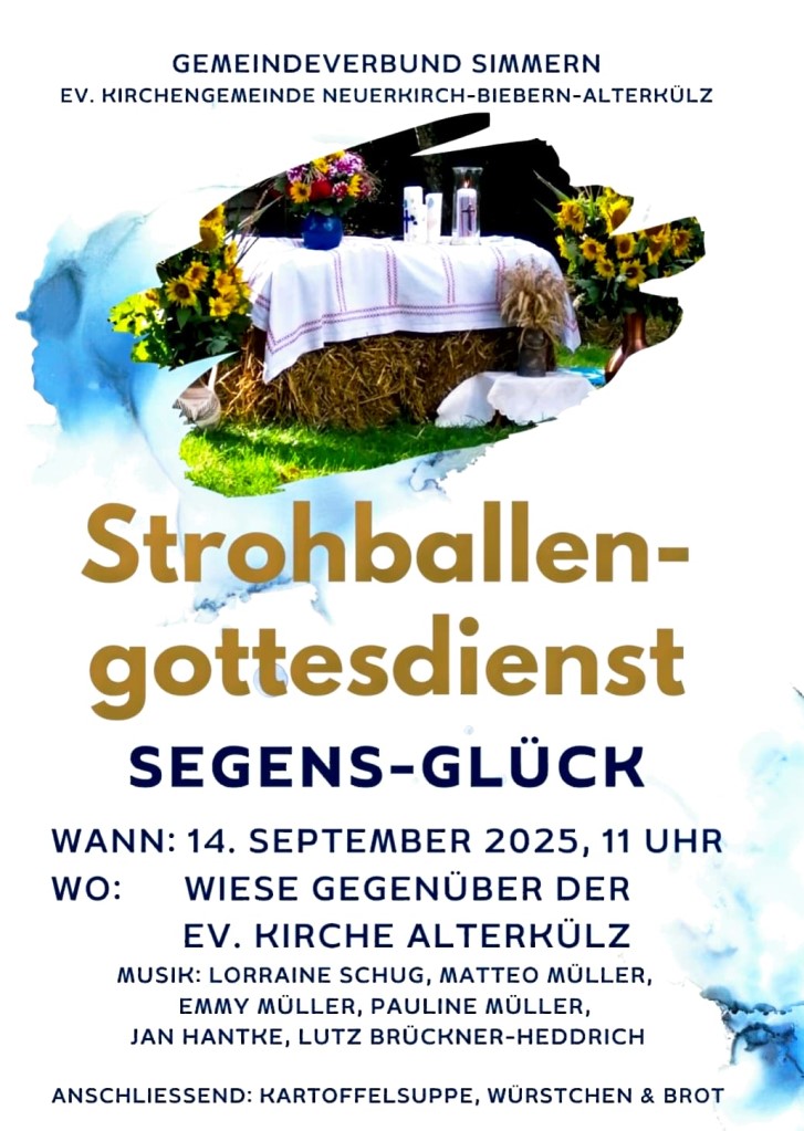 Strohballengottesdienst in Alterkülz