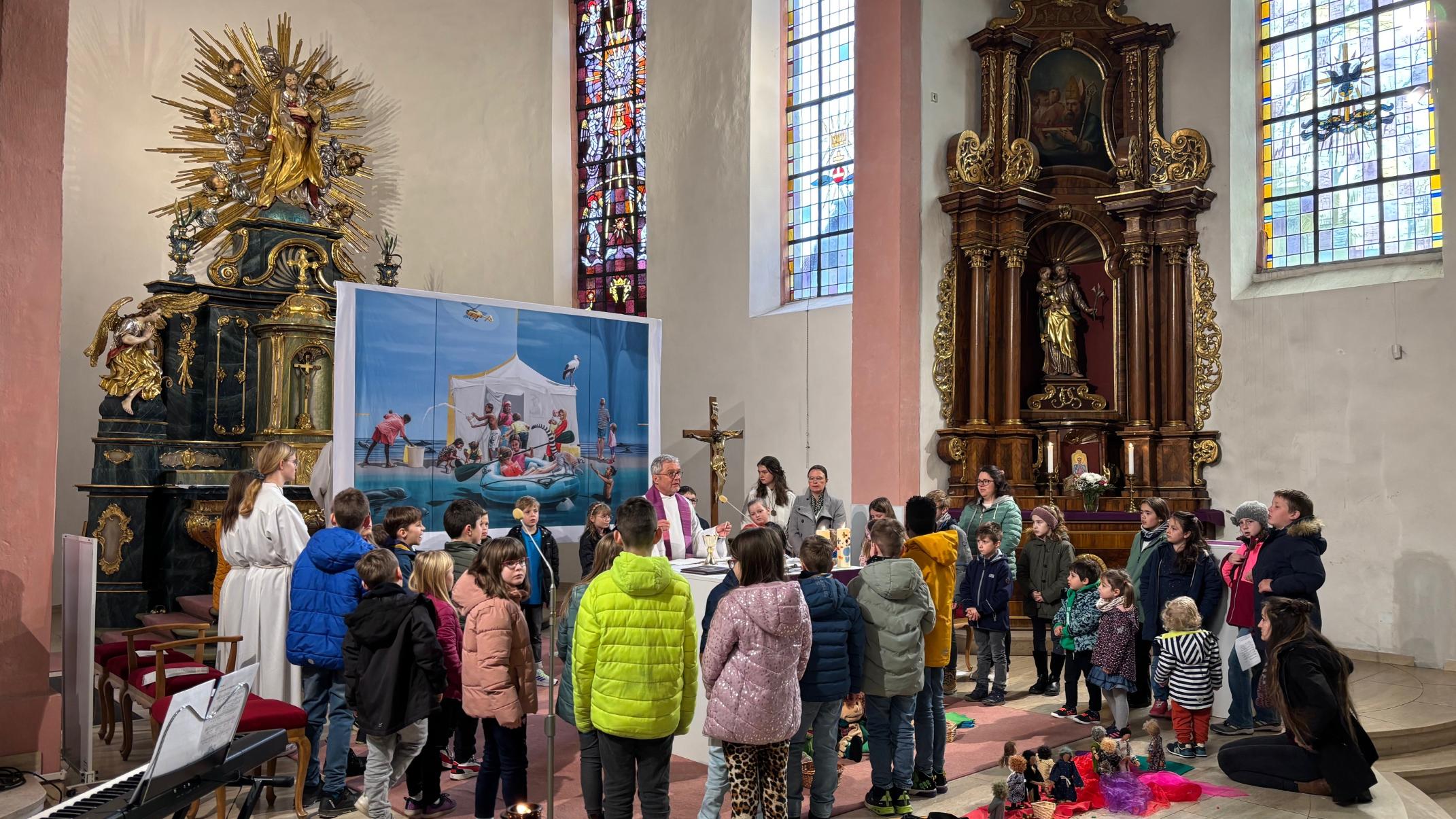 Thema des Familiensonntages war der Barmherzige Vater