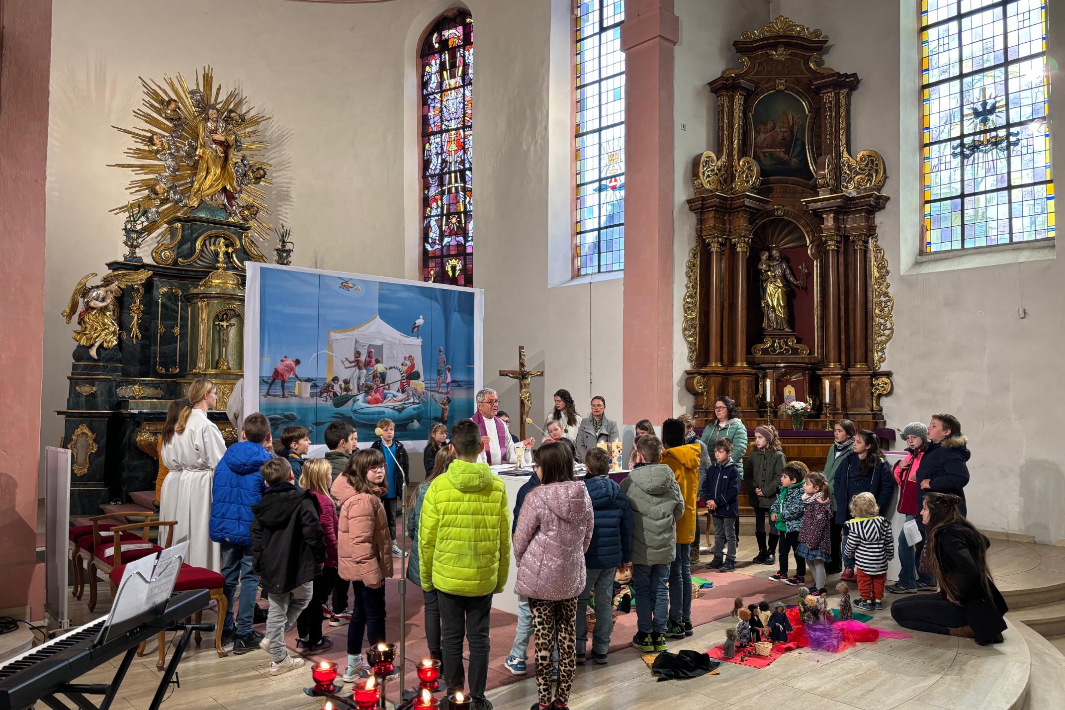 Thema des Familiensonntages war der Barmherzige Vater