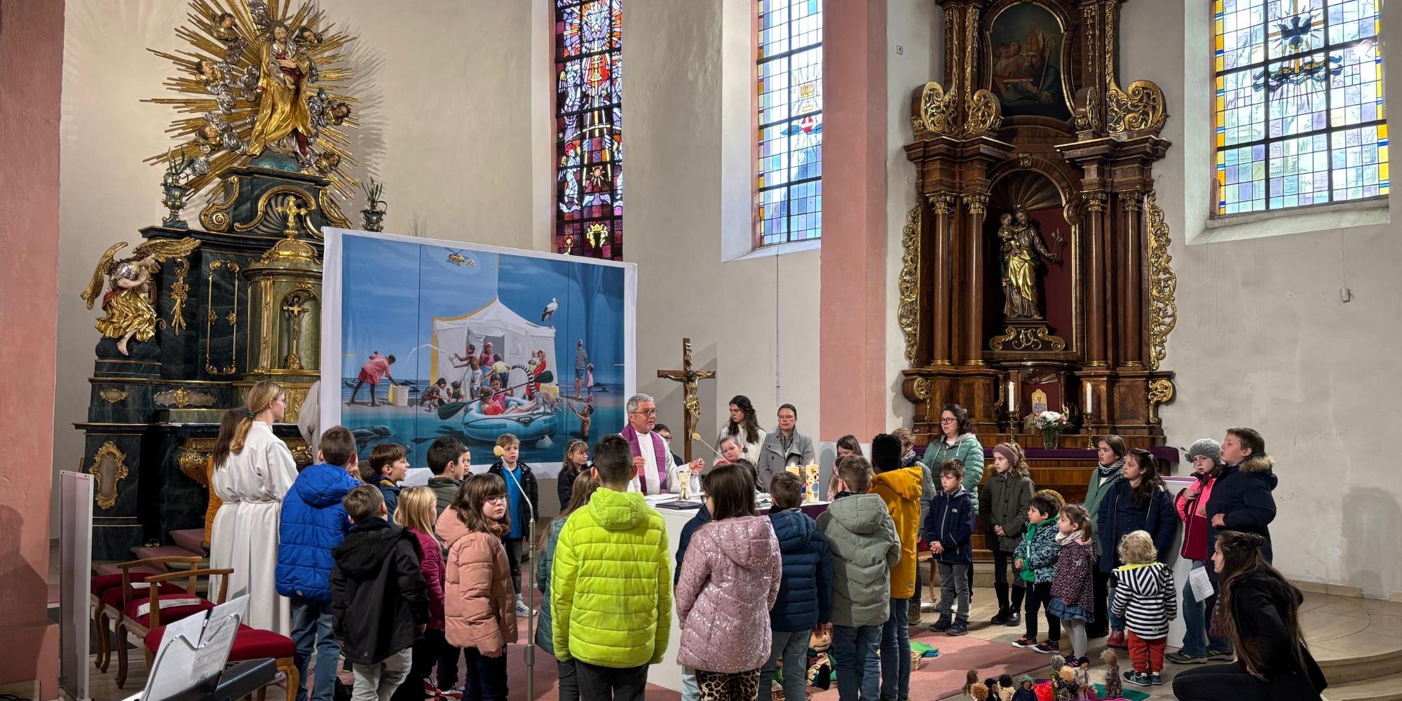 Thema des Familiensonntages war der Barmherzige Vater