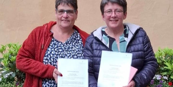 Unsere neuen Küsterinnen Andrea Heyer und Petra Reuther
