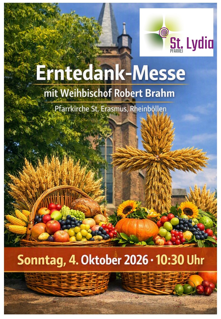 Veranstaltungslakat Erntedank-Messe