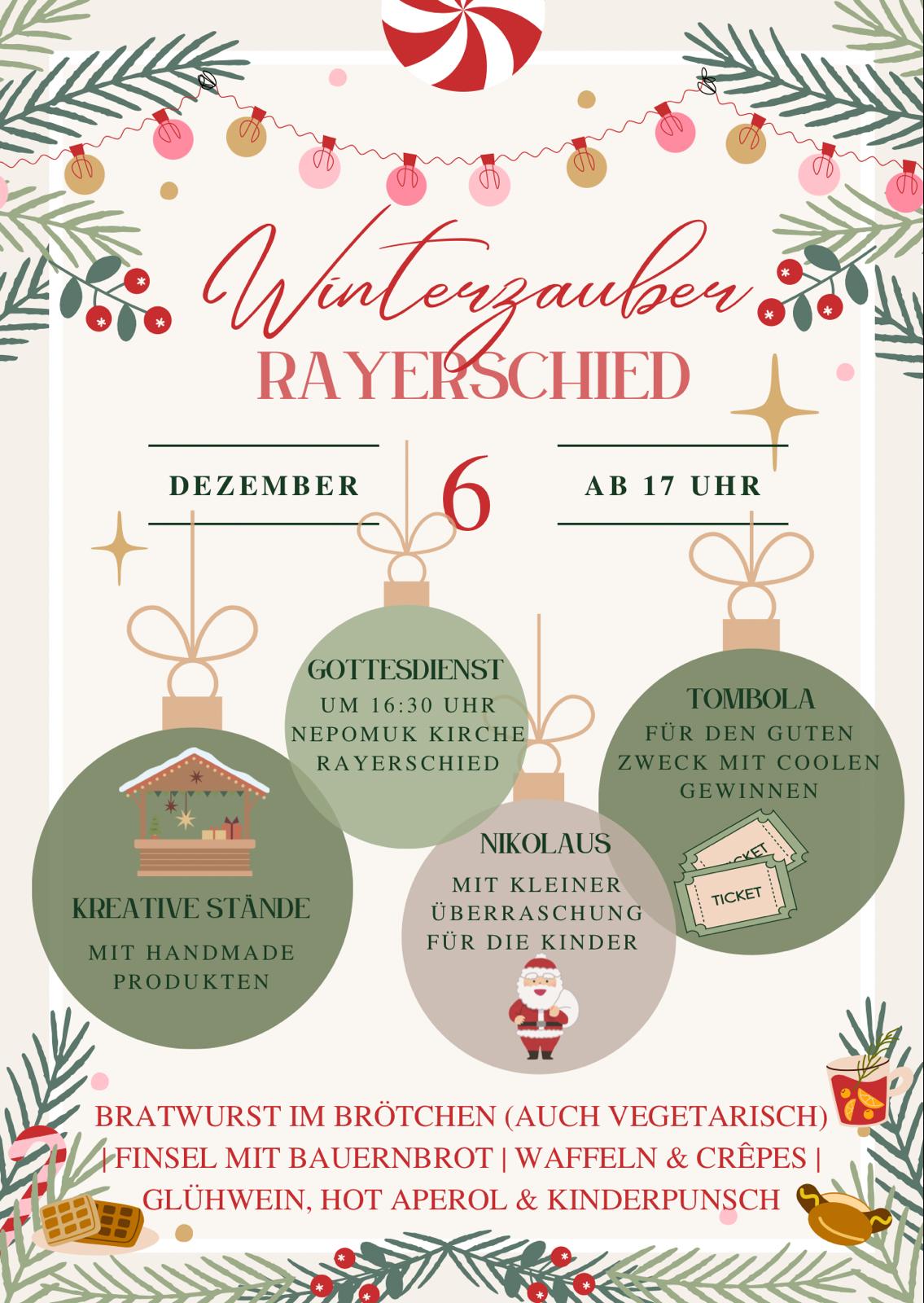 Flyer zum 'Winterzauber' 2026 in Rayerschied