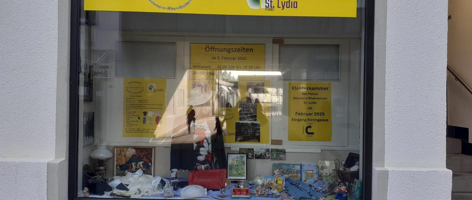 Kleiderkammer am Frühlingsfest geöffnet