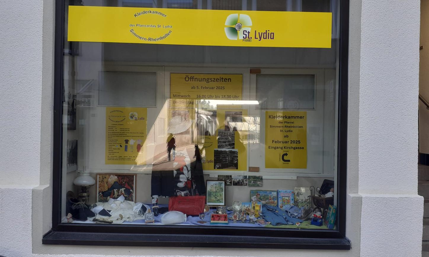 Kleiderkammer am Frühlingsfest geöffnet