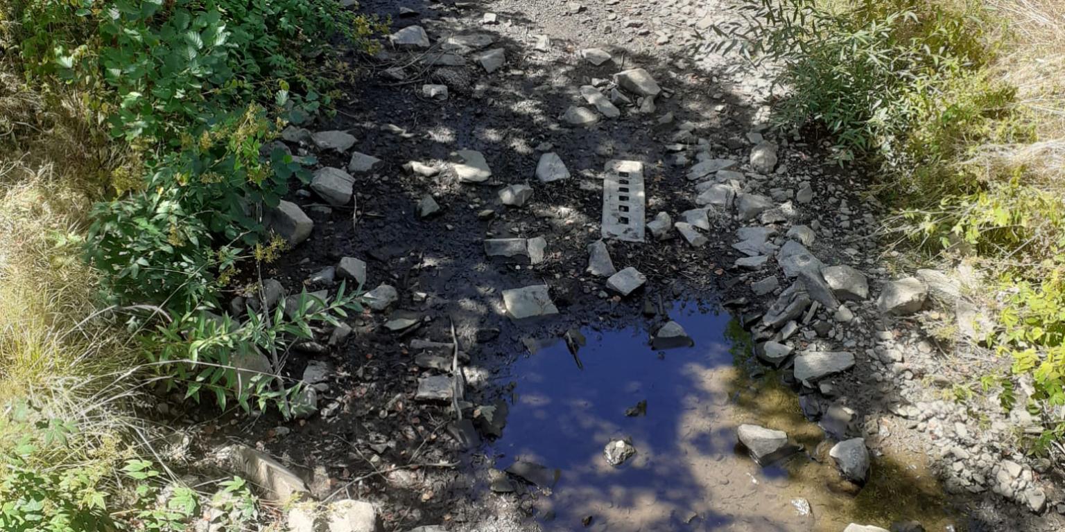 der Simmerbach ohne Wasser hat viel mit unserem Erntedankfest zu tun! (c) Markus Koch der Simmerbach ohne Wasser hat viel mit unserem Erntedankfest zu tun!