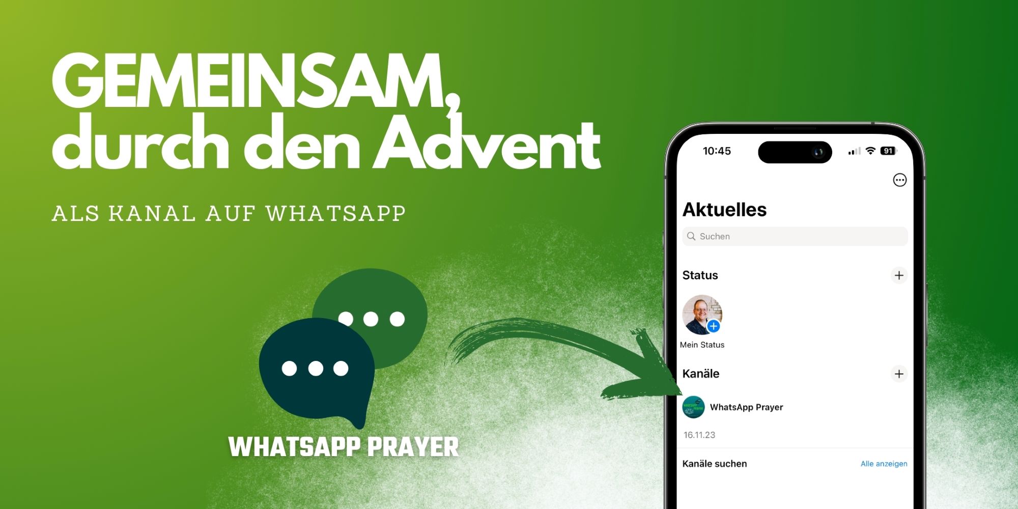 WhatsAppPrayer Hinweis