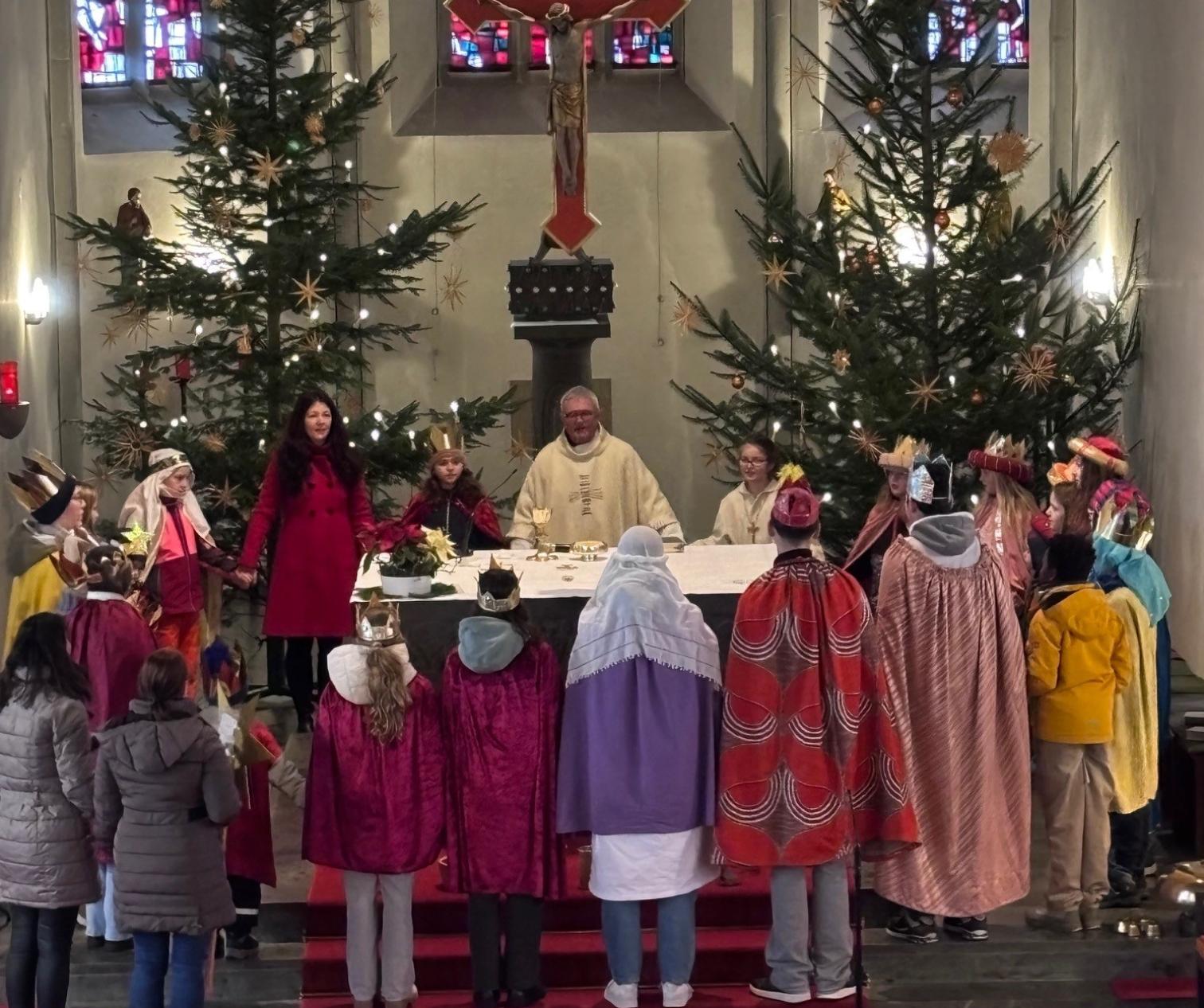 beim Vater unser im Aussendungsgottesdienst in Biebern