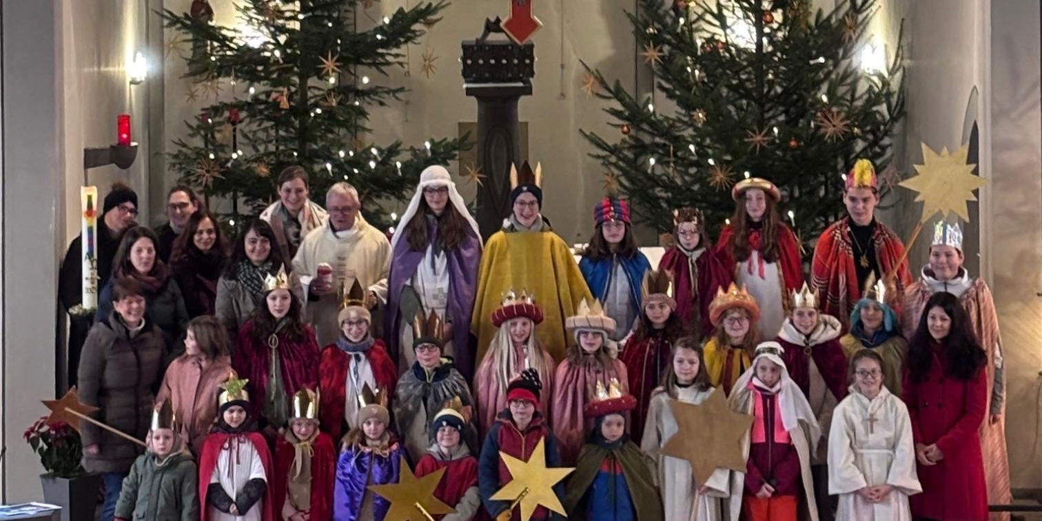 wie im Biebertal waren die Sternsinger an vielen Orten der Pfarrei am Anfang des Jahres unterwegs