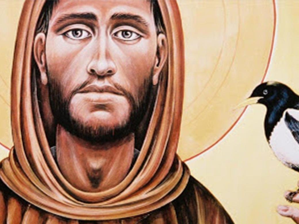 ökum. Muscal von Kindern zu Franz von Assisi