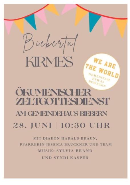 ökumenischer Gottesdienst Biebertal-Kirmes